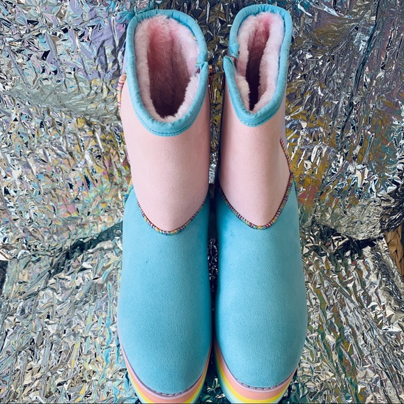 New YRU Qozii 🍭Platform Uggi Boots - Picture 3 of 8